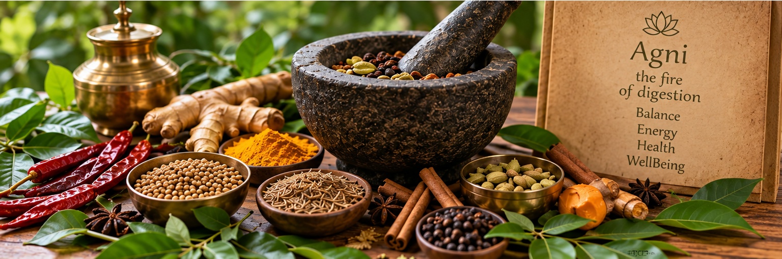 Agni e le spezie della cucina Ayurveda